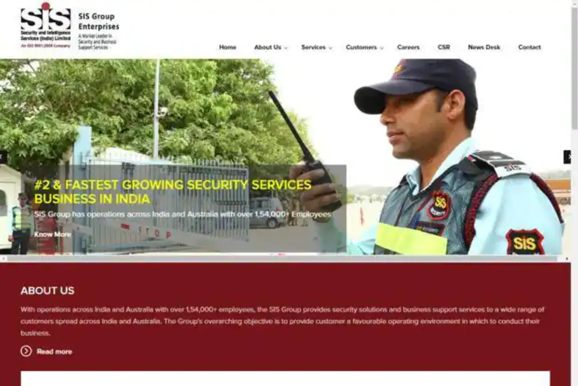 Security and Intelligence Services India Ltd Share Price